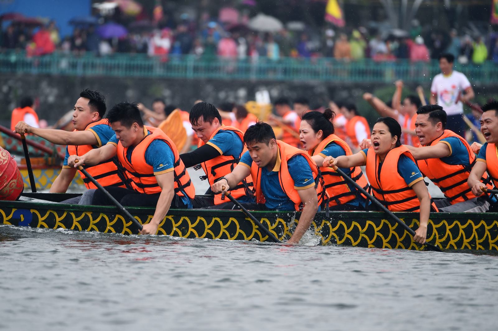 Đội tuyển Rowing Việt Nam thi đấu 3 nội dung