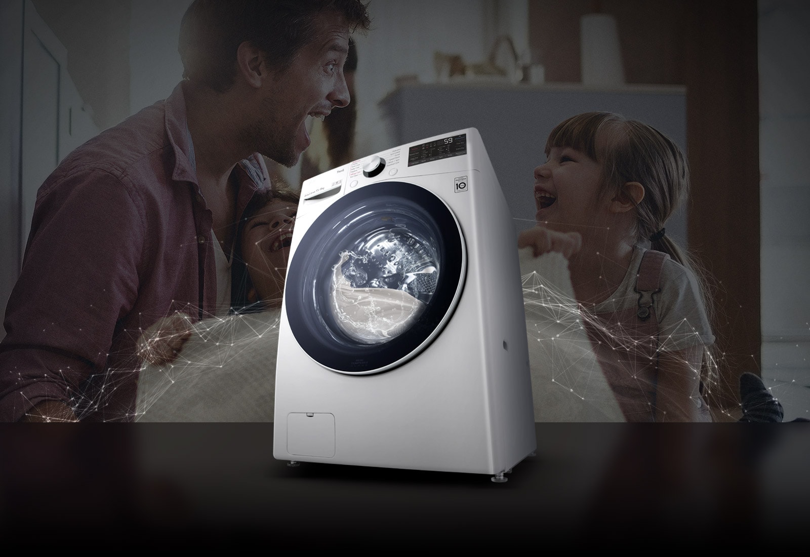 Máy giặt là một công cụ rất tiện ích trong gia đình